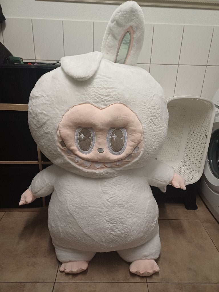 LABUBU knuffel nieuw xxl, Ophalen, Overige typen, Nieuw, Wit