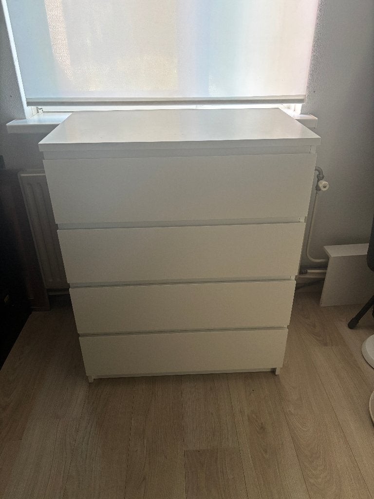 IKEA Malm ladenkast, Ophalen, Gebruikt, 50 tot 100 cm, 3 of 4 laden