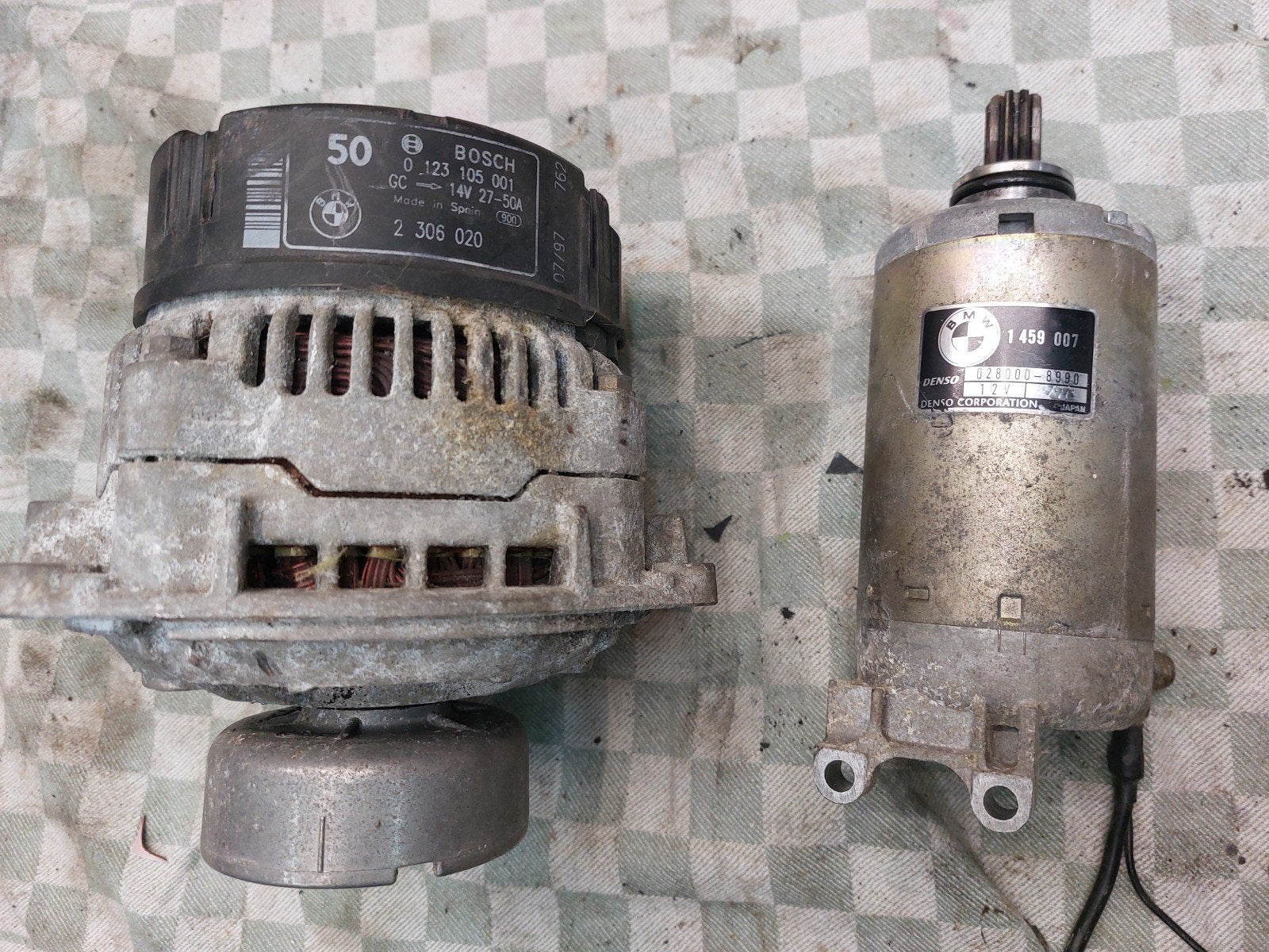 Startmotor en dynamo voor BMW K1100LT, Motoren, Ophalen, Gebruikt