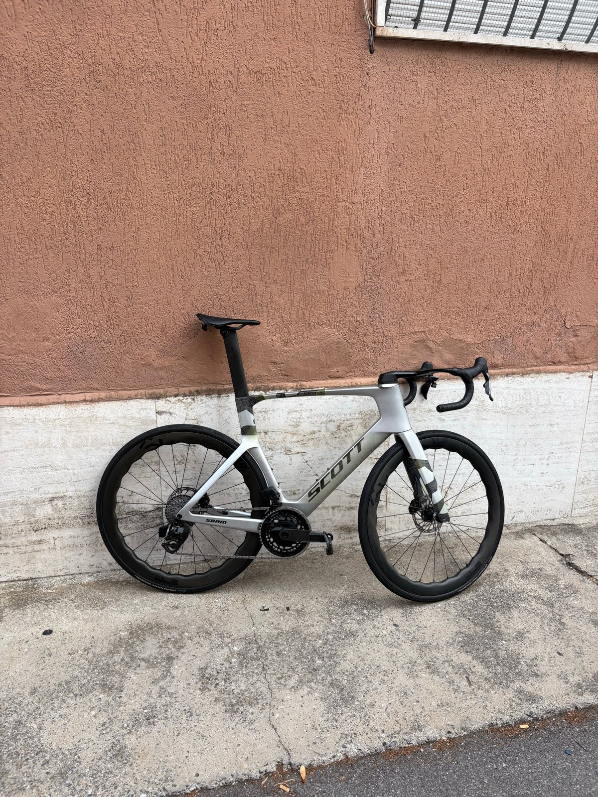 Scott Foil RC HMX Maat 58 SRAM Force AXS E2 2x12, 28 inch, Carbon, Heren, Zo goed als nieuw