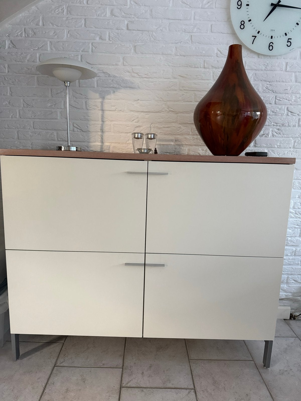 Pastoe kast Base dressoir met 4 deuren, Ophalen, 100 tot 150 cm, Zo goed als nieuw, 25 tot 50 cm