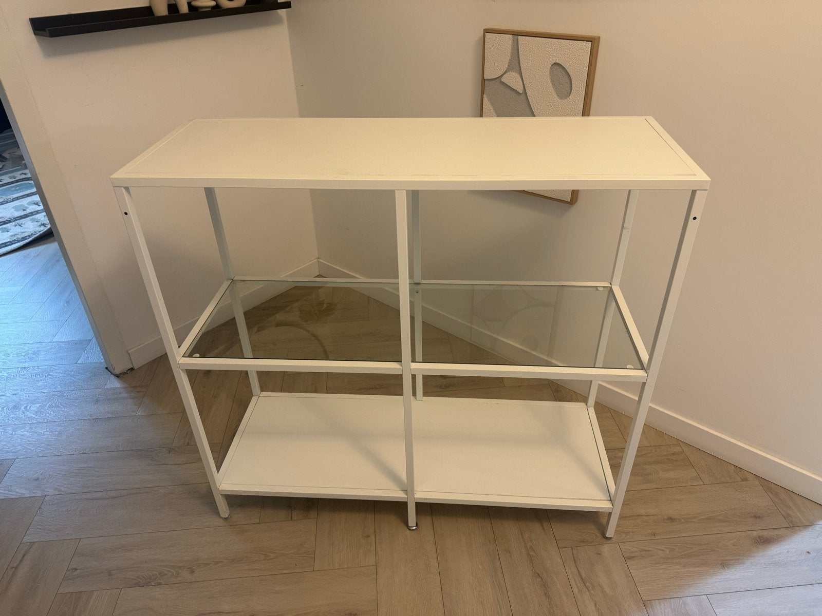 Vittsjo stellingkast IKEA, Huis en Inrichting, Kasten | Vitrinekasten, Ophalen, Met plank(en), 100 tot 150 cm, 50 tot 100 cm