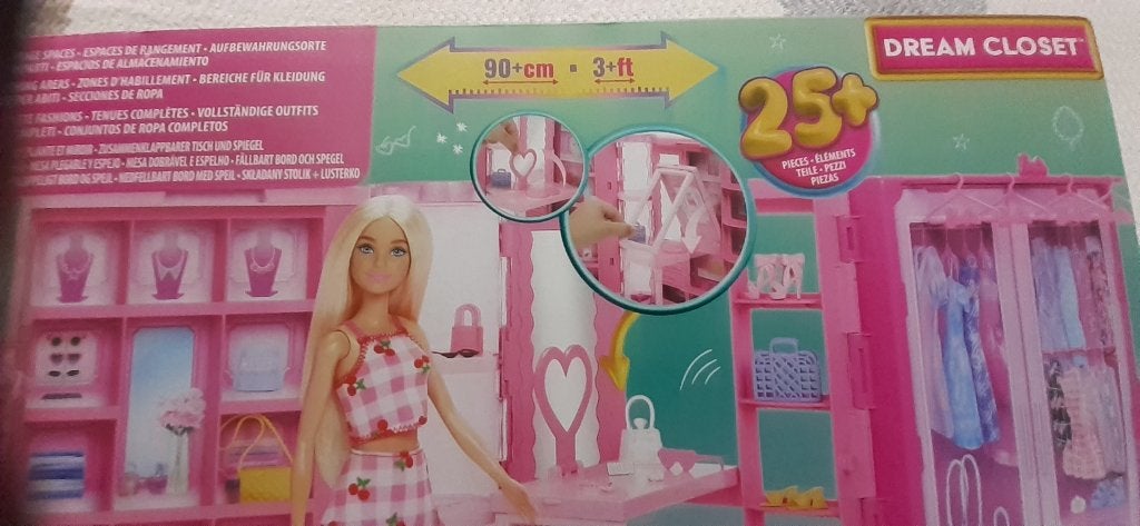 Barbie Mattel (Dream Closet) Droomkleerkast, Ophalen, Nieuw, Pop