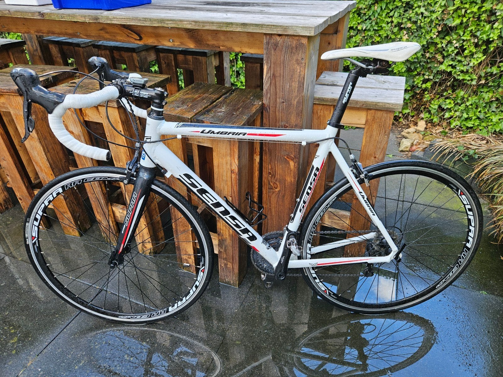 Sensa Umbria racefiets - Shimano Sora - 56cm, 28 inch, Gebruikt, Aluminium, Meer dan 20 versnellingen