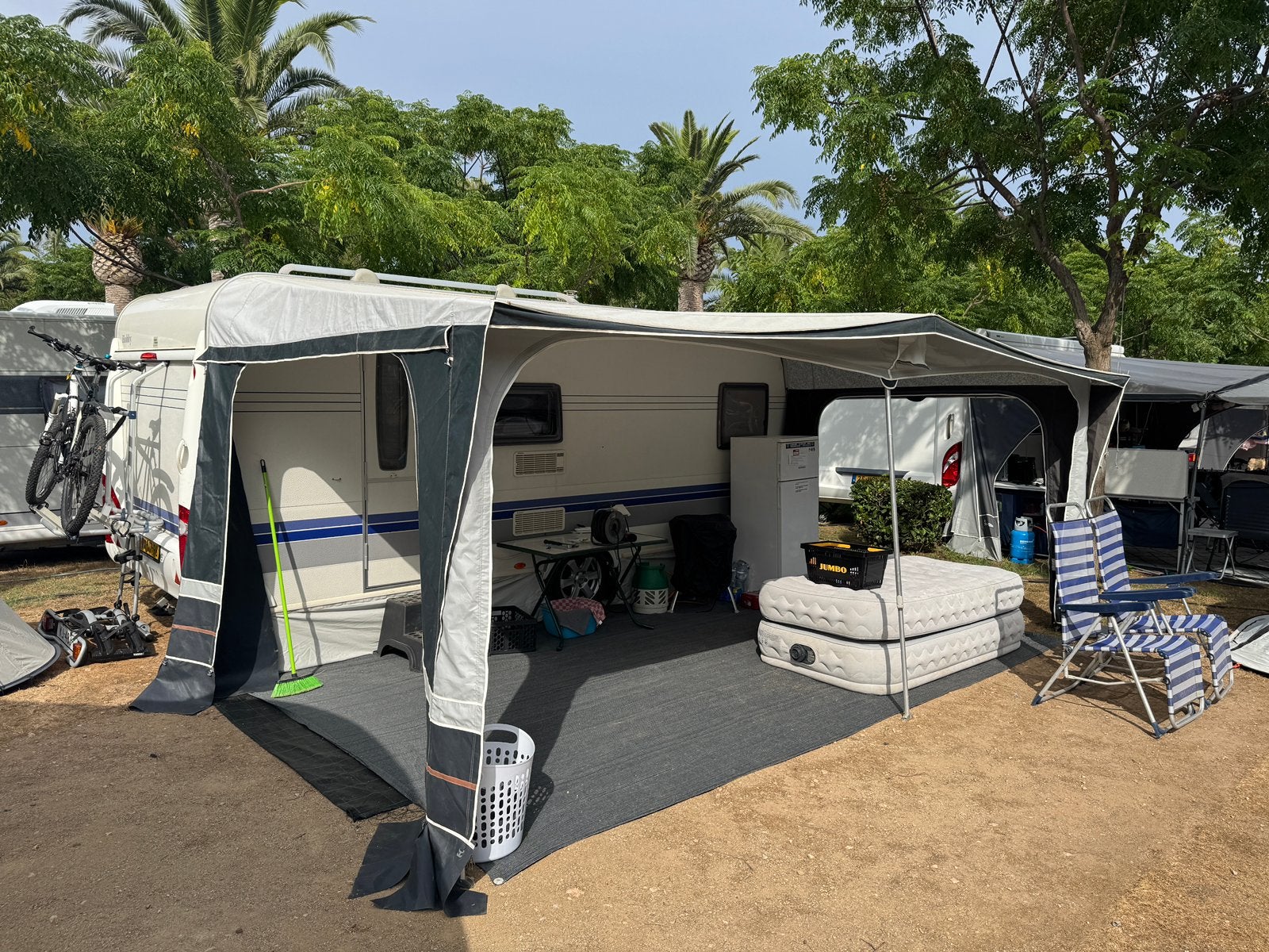 Hobby 500 KMFE vol Automatische Mover & Bankairco Compleet, Caravans en Kamperen, Caravans, Standaardzit, Hobby, Particulier, 6 tot 7 meter
