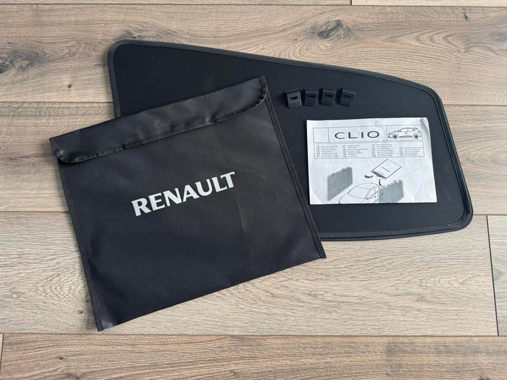 Originele Renault Clio IV hatchback zonneschermen car shades, Ophalen of Verzenden, Zo goed als nieuw