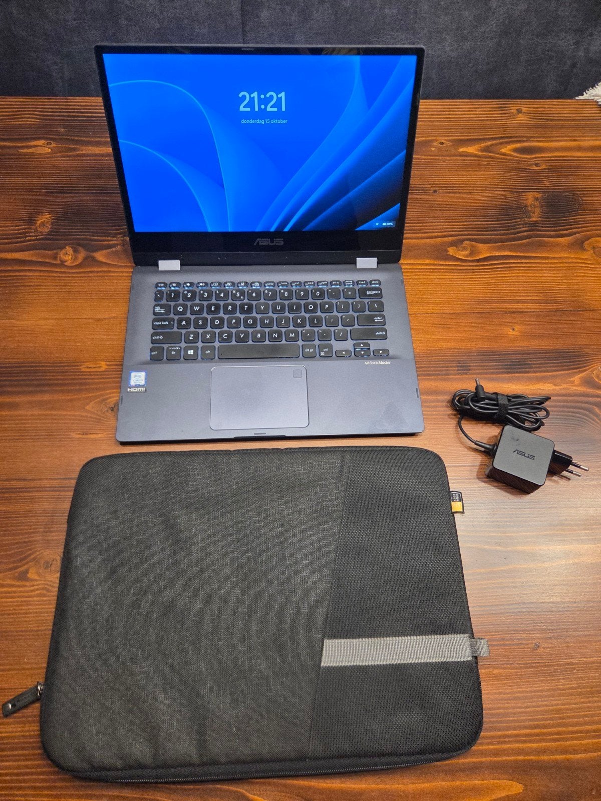 ASUS Vivobook Flip TP412F - i3-8145U, 4GB RAM, 128GB SSD, Ophalen, 2 tot 3 Ghz, Qwerty, ASUS