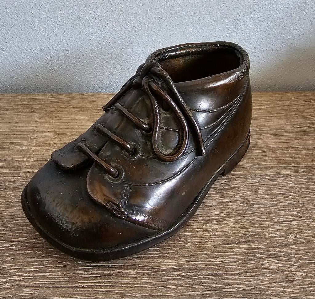 Verbronsd babyschoentje, Antiek en Kunst, Ophalen of Verzenden