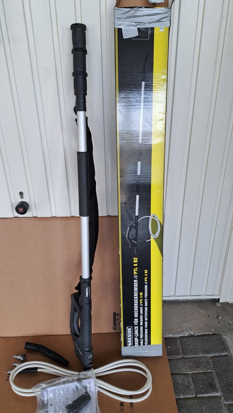 Parkside Telescopische Hogedrukreiniger Lans - 5m Werklengte, Ophalen, Nieuw