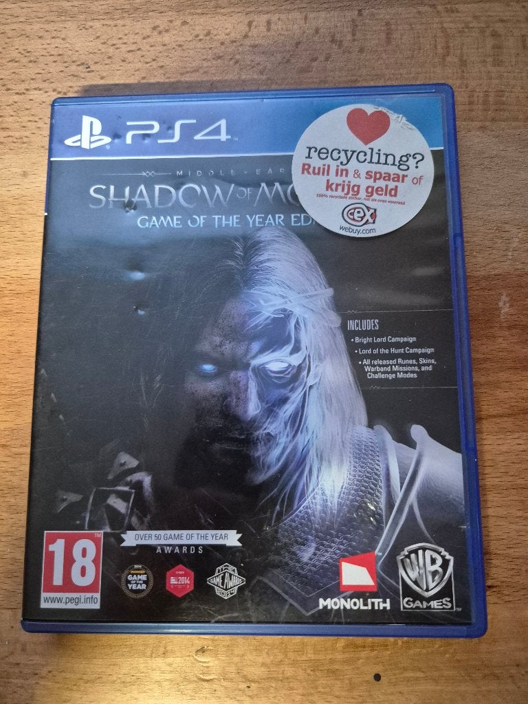 Middle Earth: Shadow Of Mordor (Game Of The Year), Avontuur en Actie, Vanaf 18 jaar, 1 speler, Ophalen of Verzenden