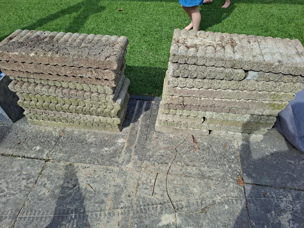 Opsluitbanden, Tuin en Terras, Ophalen, Gebruikt, Overige typen, 5 tot 10 m²