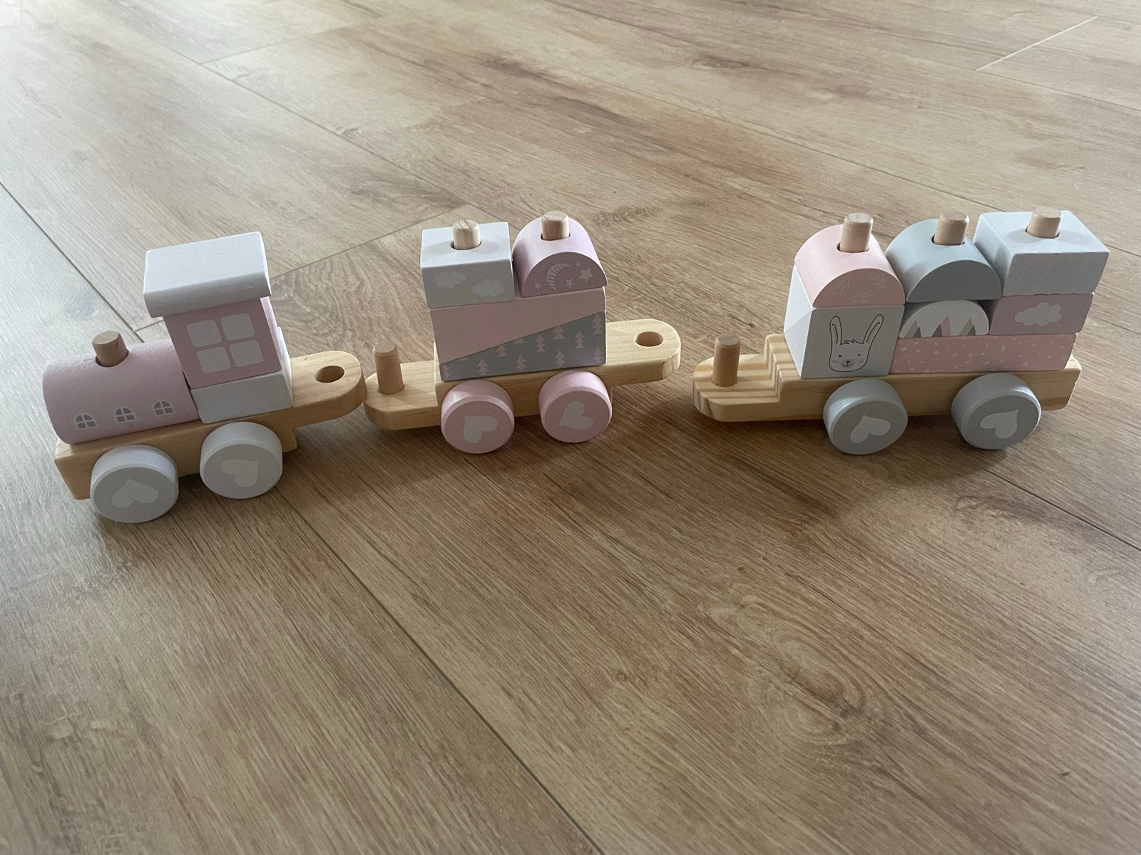 Houten blokken speelgoed trein - Nieuw, Kinderen en Baby's, Speelgoed | Houten speelgoed, Ophalen of Verzenden, Nieuw, Duw- of Trekspeelgoed