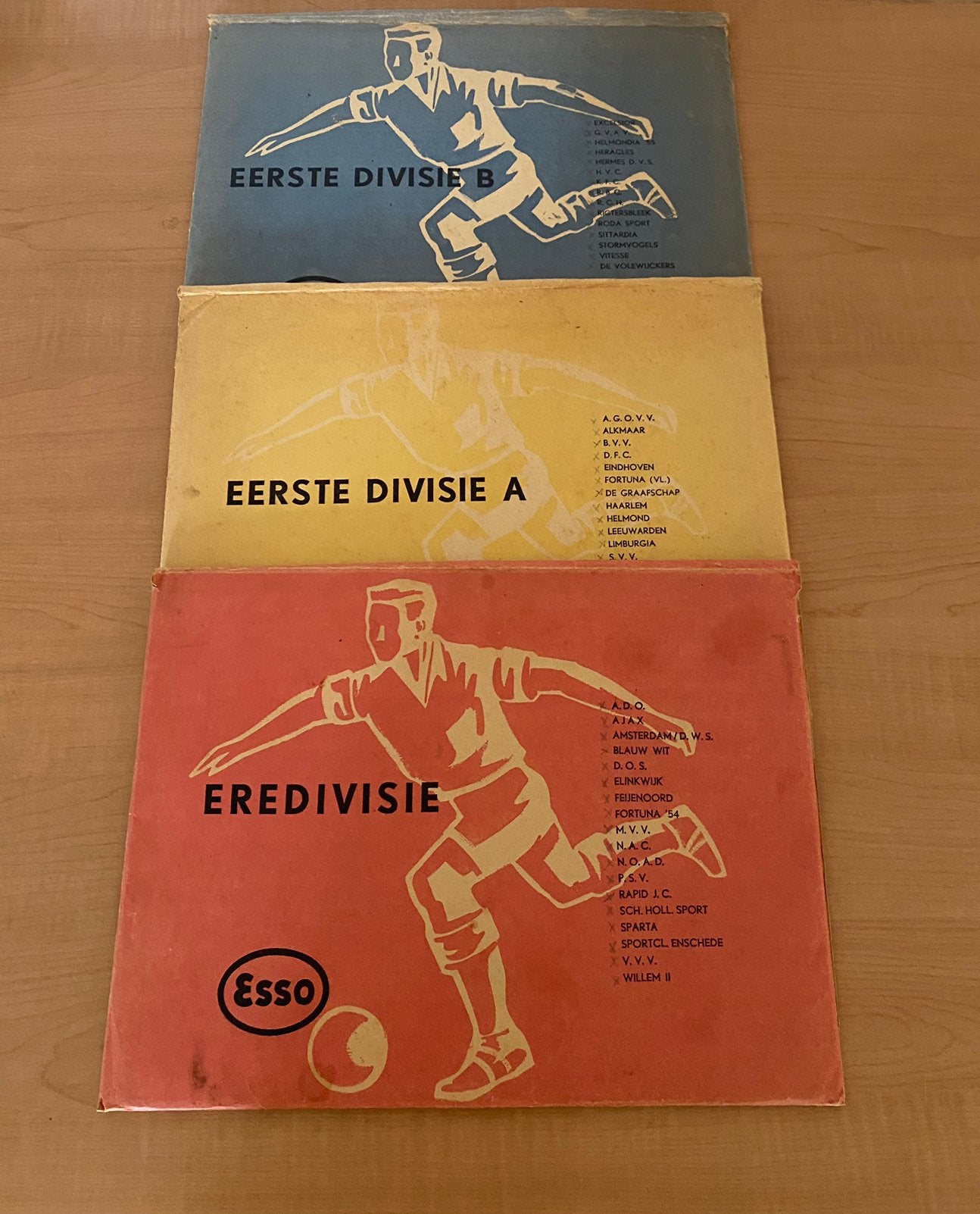 Complete serie Esso voetbalplaten, Gebruikt, -, Esso, -