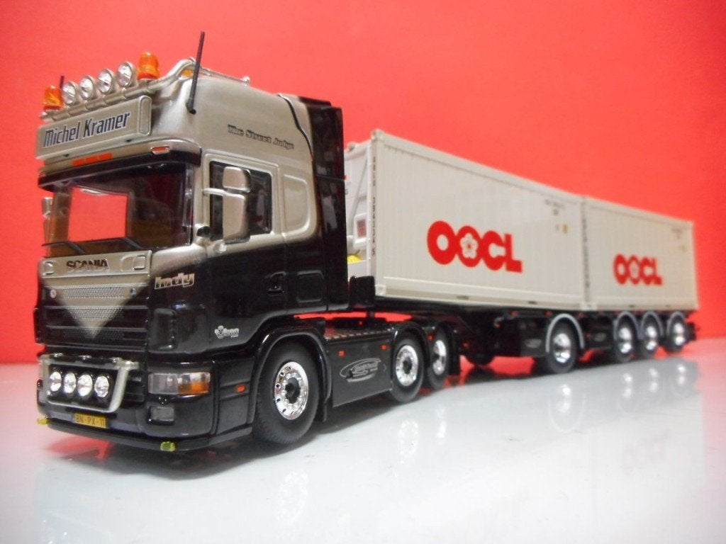 TEKNO SCANIA MICHEL KRAMER 86656, Hobby en Vrije tijd, Modelauto's | 1:50, Ophalen of Verzenden, Nieuw, Bus of Vrachtwagen, Tekno