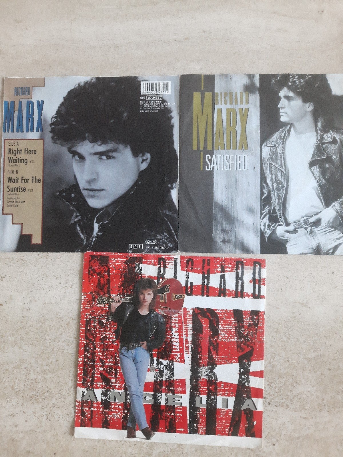 3x vinyl singel van Richard Marx, Ophalen of Verzenden, Zo goed als nieuw, Overige formaten