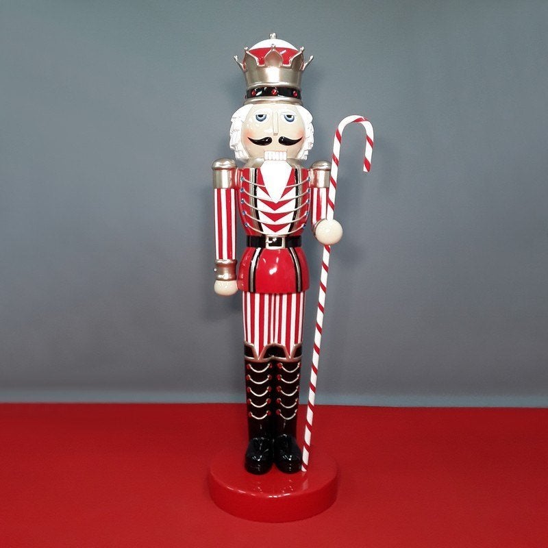 Nutcracker king 6.5ft – Notenkraker Hoogte 200 cm, Diversen, Kerst, Ophalen, HorecaBeelden, Nieuw, HorecaBeelden