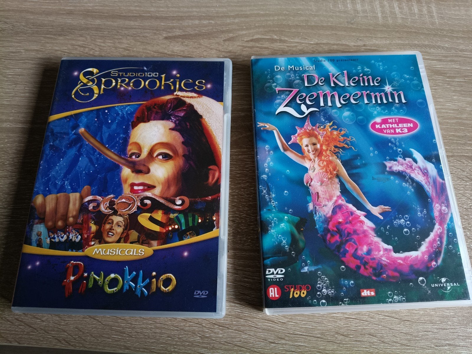 Musicals Pinokkio en de kleine zeemeermin, Alle leeftijden, Ophalen of Verzenden, Zo goed als nieuw, Overige typen