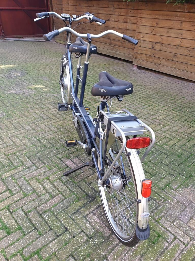 Electrische van Raam tandem met 8 versnellingen., Fietsen en Brommers, Fietsen | Tandems, Minder dan 10 versnellingen, Gebruikt