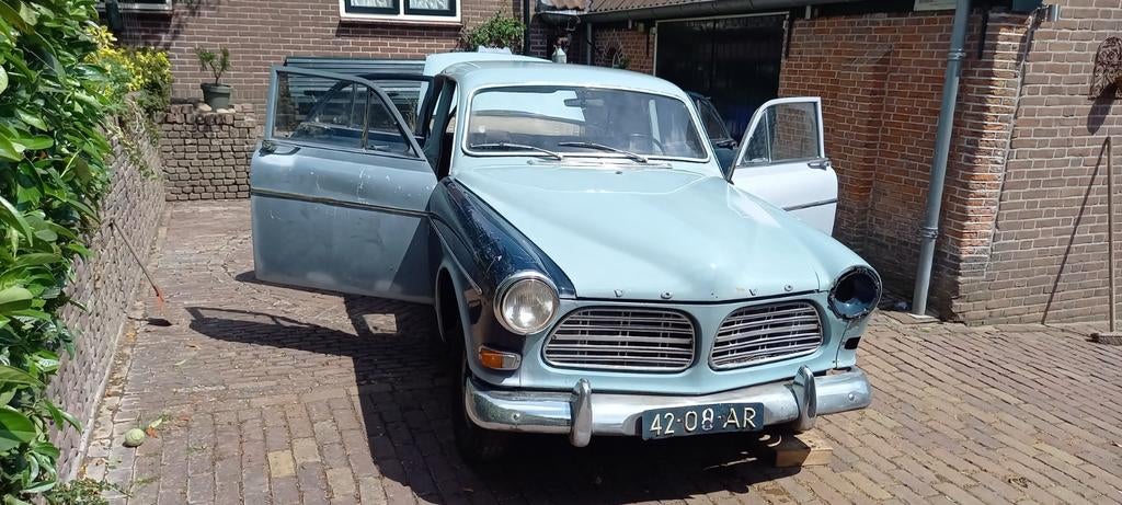 Volvo P120 1.8 E 1966 Blauw, 1071 kg, 4 cilinders, Blauw, Origineel Nederlands