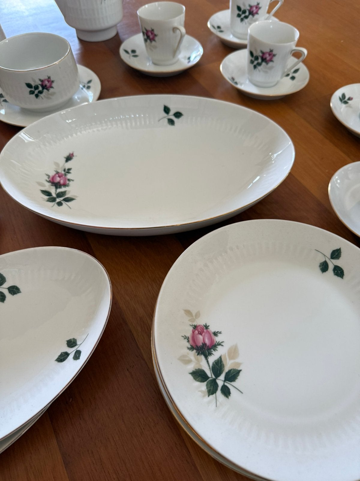 Prachtige serviesset “Menuet” van Scherzer, Bavaria, Overige merken, Overige typen, Vintage, Ophalen of Verzenden