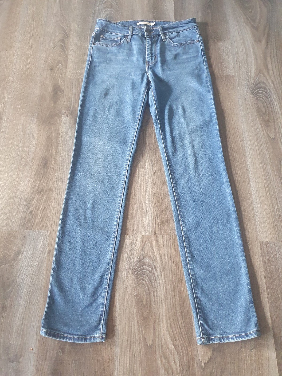 Levi's 712 Slim Jeans, Kleding | Dames, Spijkerbroeken en Jeans, Blauw, Ophalen of Verzenden, W28 - W29 (confectie 36), Gedragen