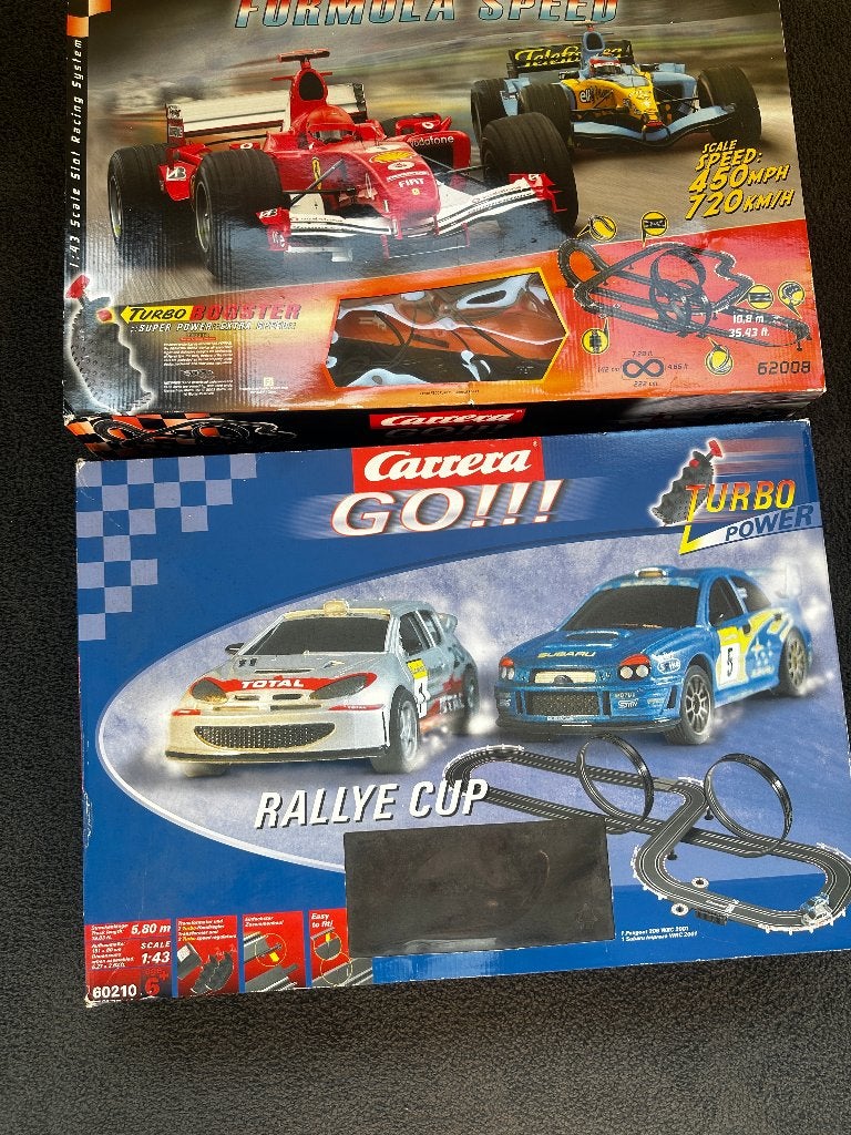 carera racebaan veel extra,s, Kinderen en Baby's, Speelgoed | Racebanen, Ophalen, Gebruikt, Elektrisch, Carrera