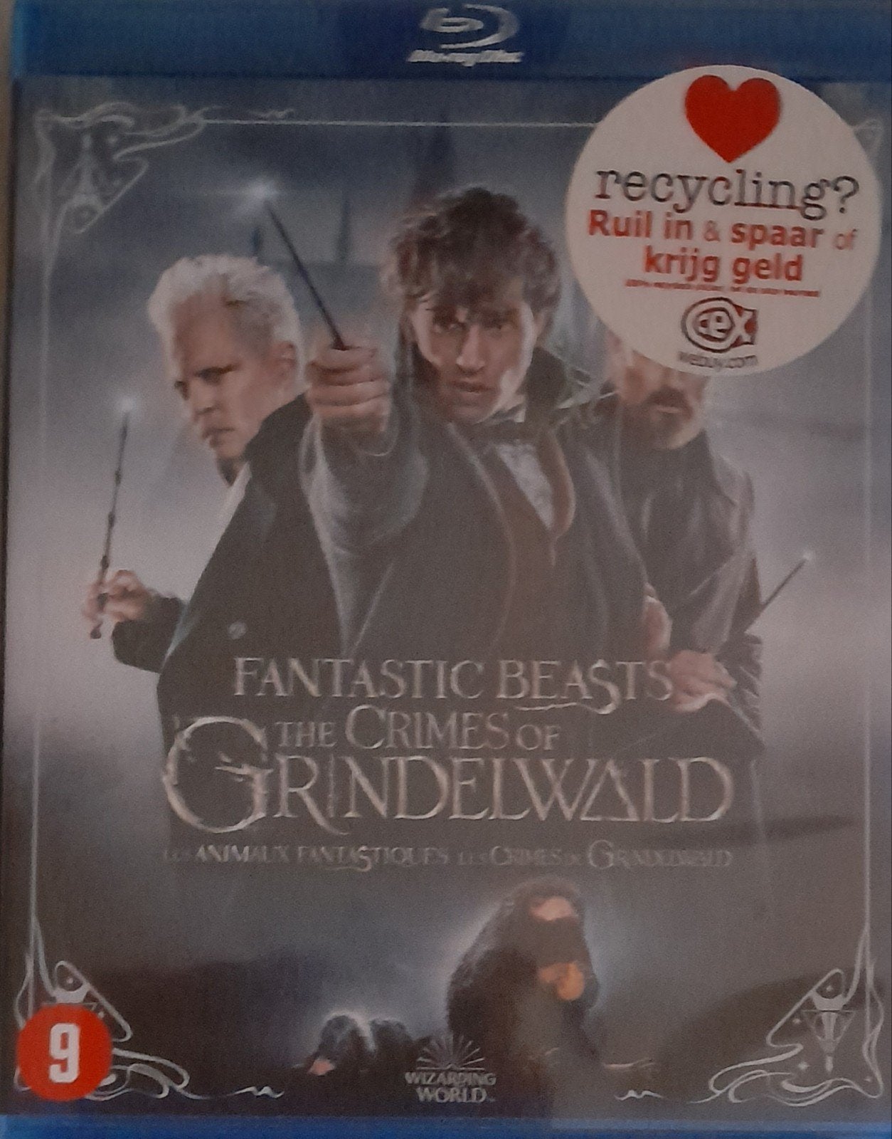 Fantastic Beasts: The Crimes of Grindelwald Blu-ray, Film, Ophalen of Verzenden, Zo goed als nieuw, Blu-ray