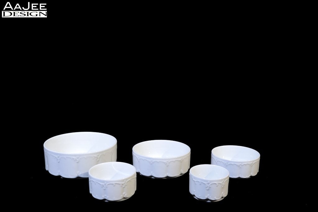 Rosenthal – Monbijou – schalen (5 stuks) – serviesdelen, Porselein of Keramiek, Schaal, Ophalen of Verzenden, Zo goed als nieuw