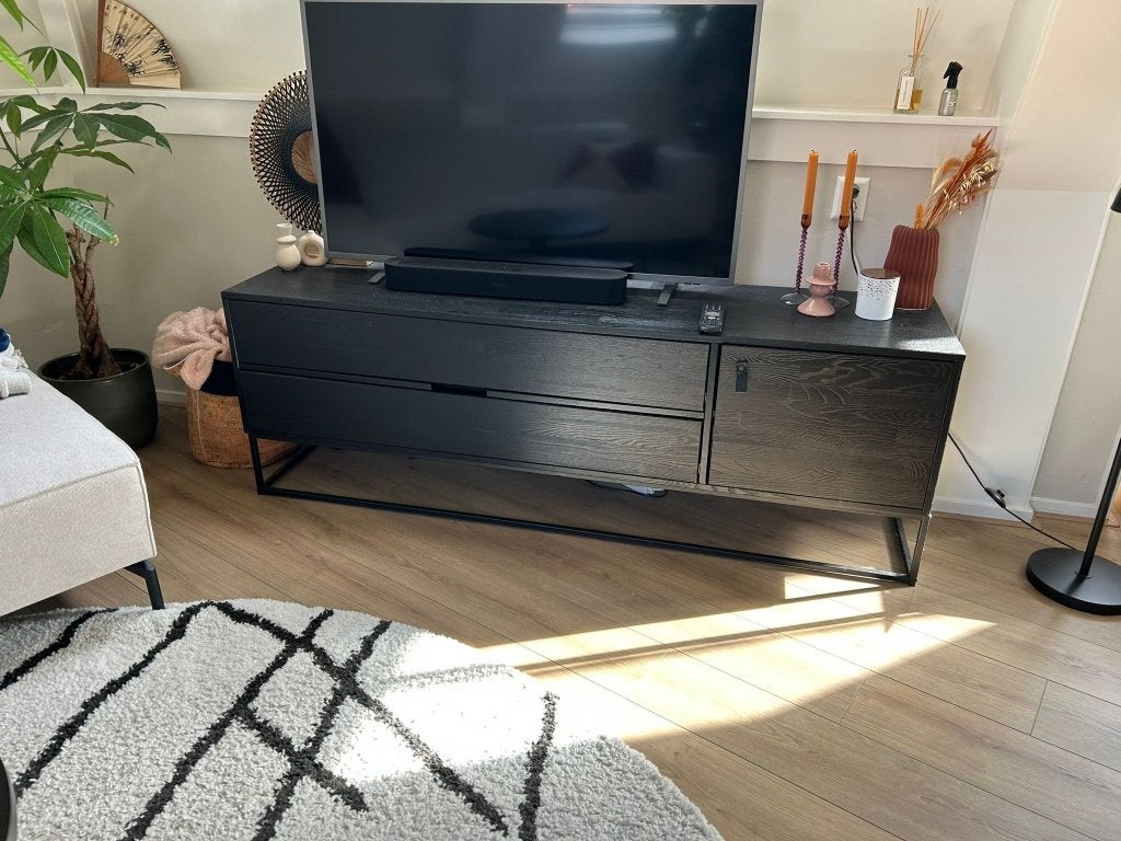 WOOOD TV Meubel Silas, Ophalen, Gebruikt, 150 tot 200 cm, Minder dan 100 cm