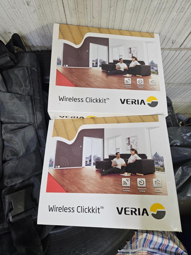 Veria Clickkit Draadloze Thermostaat Regeling 2 keer, Doe-het-zelf en Verbouw, Ophalen of Verzenden, Slimme thermostaat, Nieuw