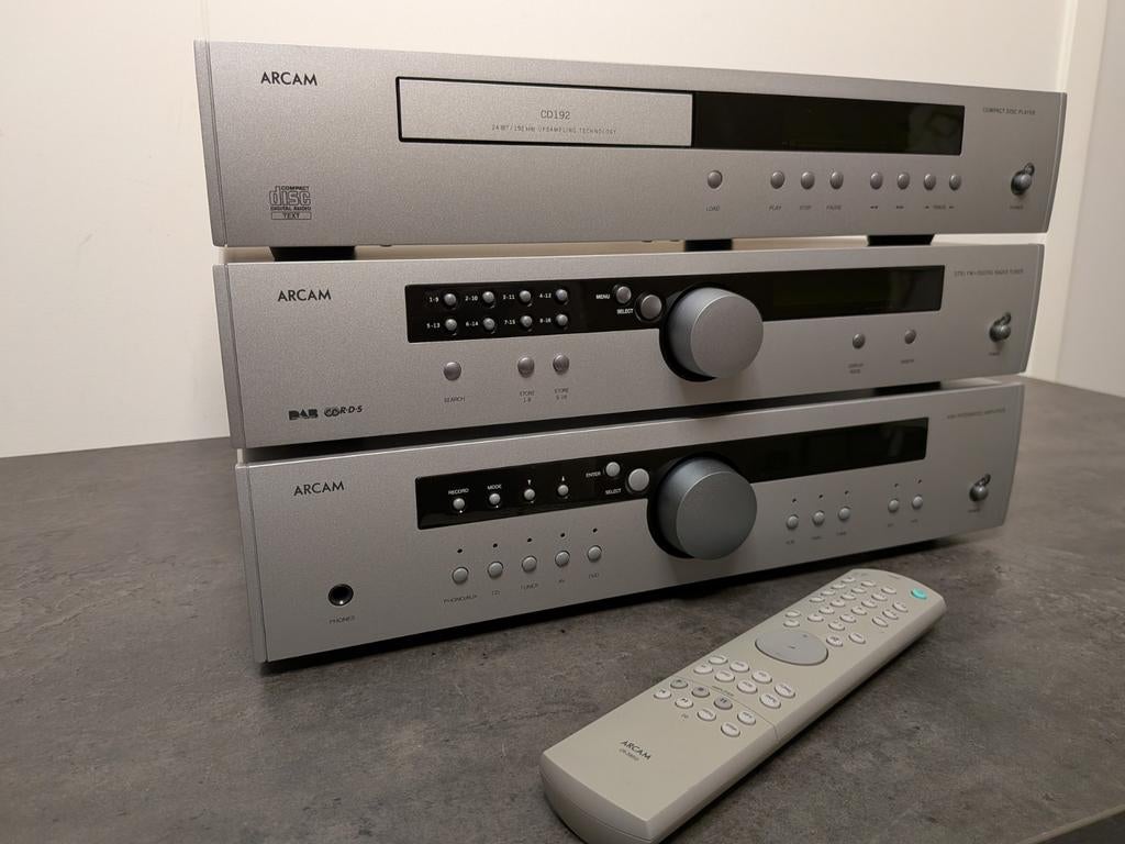 Arcam DiVA A90 + CD192 + DT91 | Nieuwstaat + afstandsbedieni, Ophalen, Gebruikt, Tuner of Radio, Overige merken