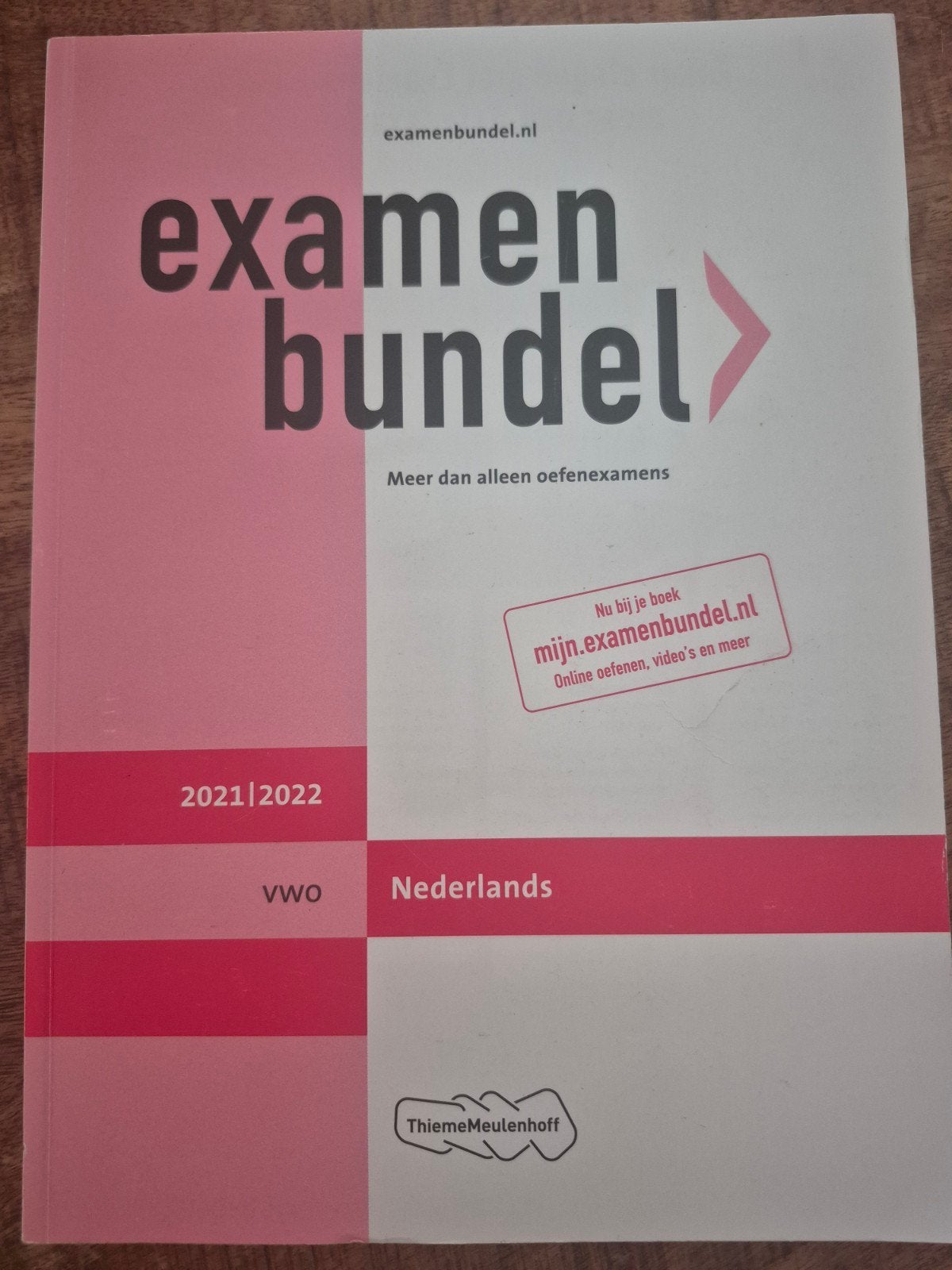 2021/2022, Ophalen of Verzenden, Zo goed als nieuw, VWO, Nederlands
