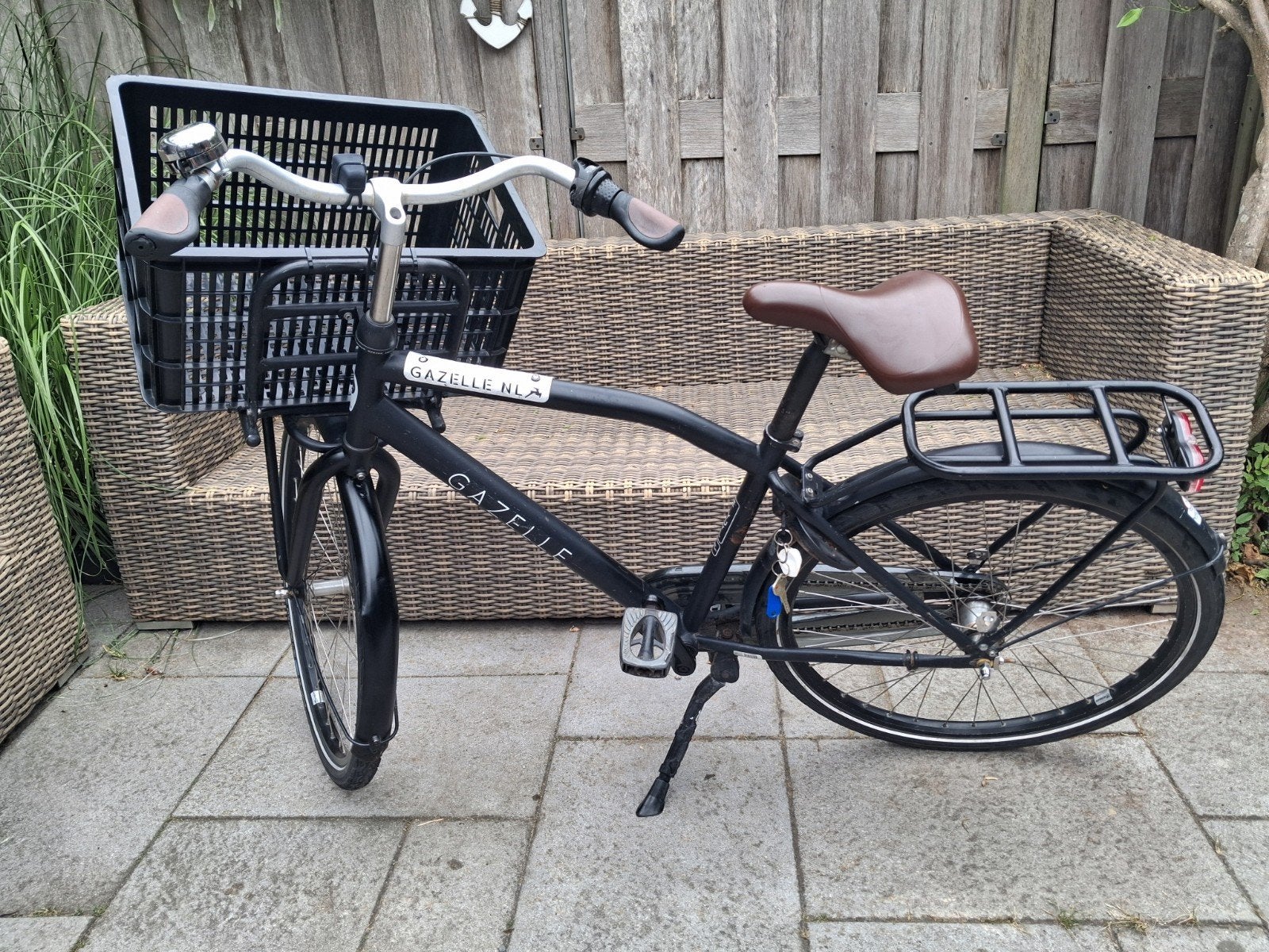 Gazelle HeavyDuty NL Transportfiets - 26 inch, Ophalen, Gebruikt, Gazelle, Versnellingen
