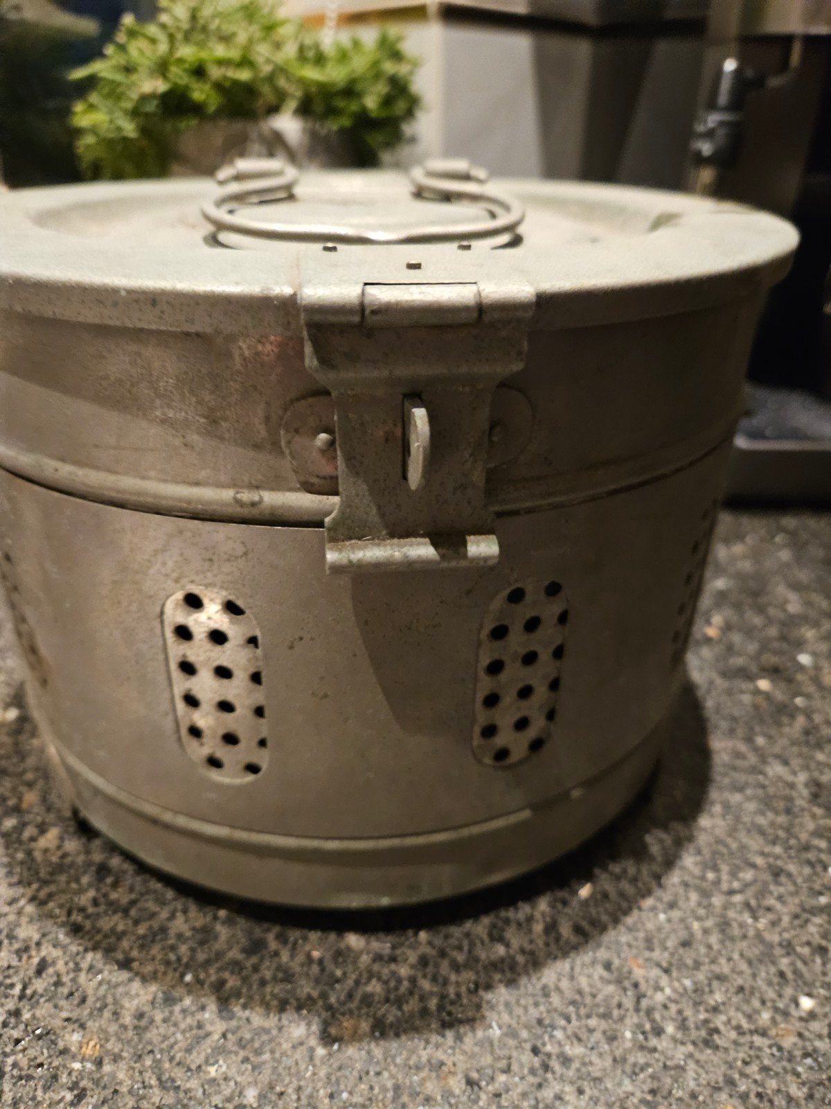 Vintage aluminium stoompan/sterilisator, Antiek en Kunst, Ophalen
