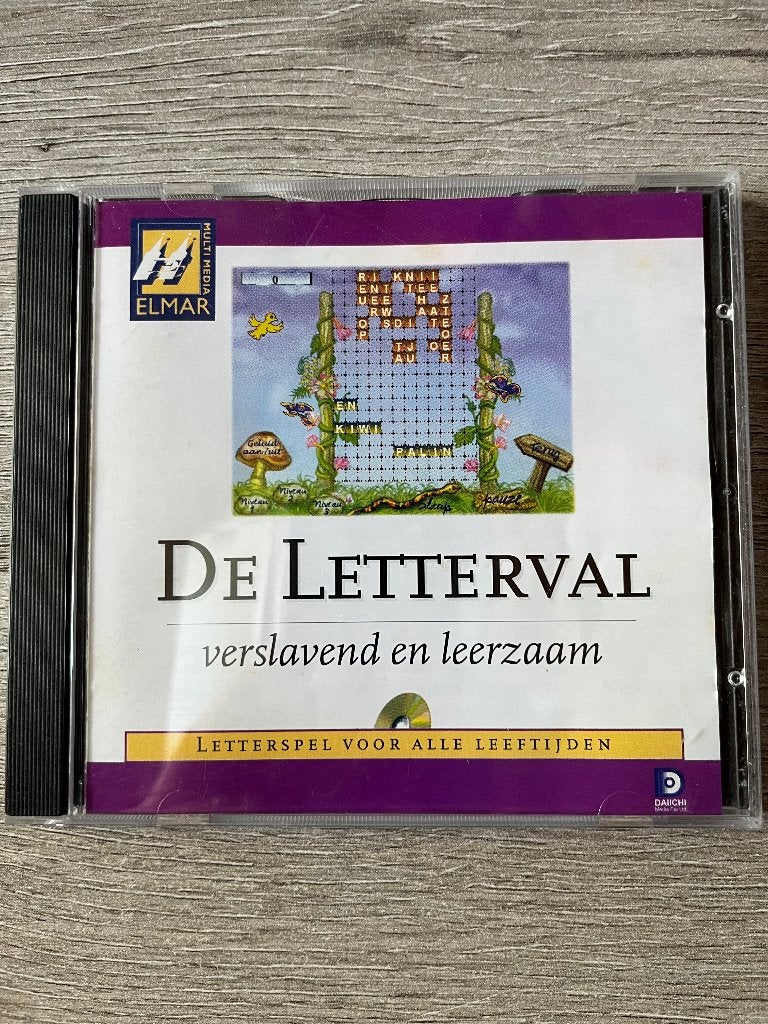 CD Rom De letterval verslavend en leerzaam, Puzzel en Educatief, 1 speler, Eén computer, Ophalen of Verzenden