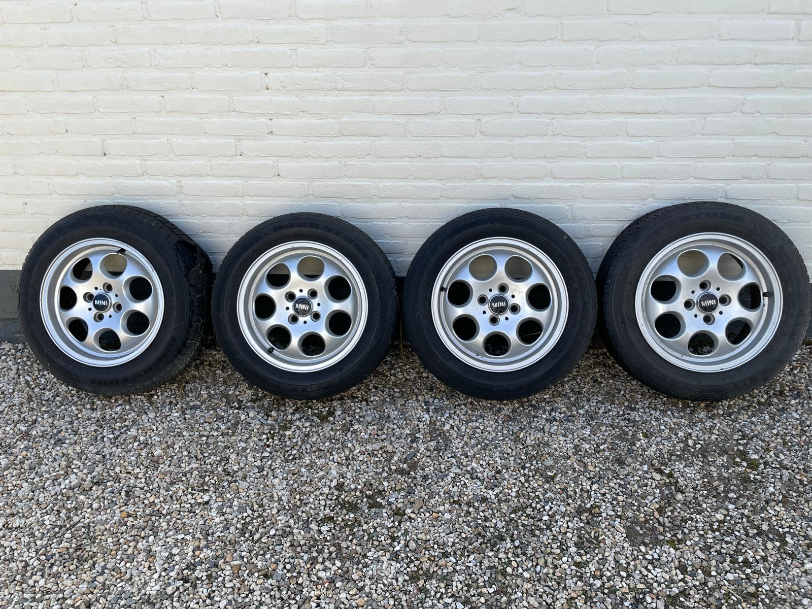 Mini Cooper 15 inch velgen met winterbanden 175/65R15, Ophalen, Gebruikt, 15 inch, 175 mm