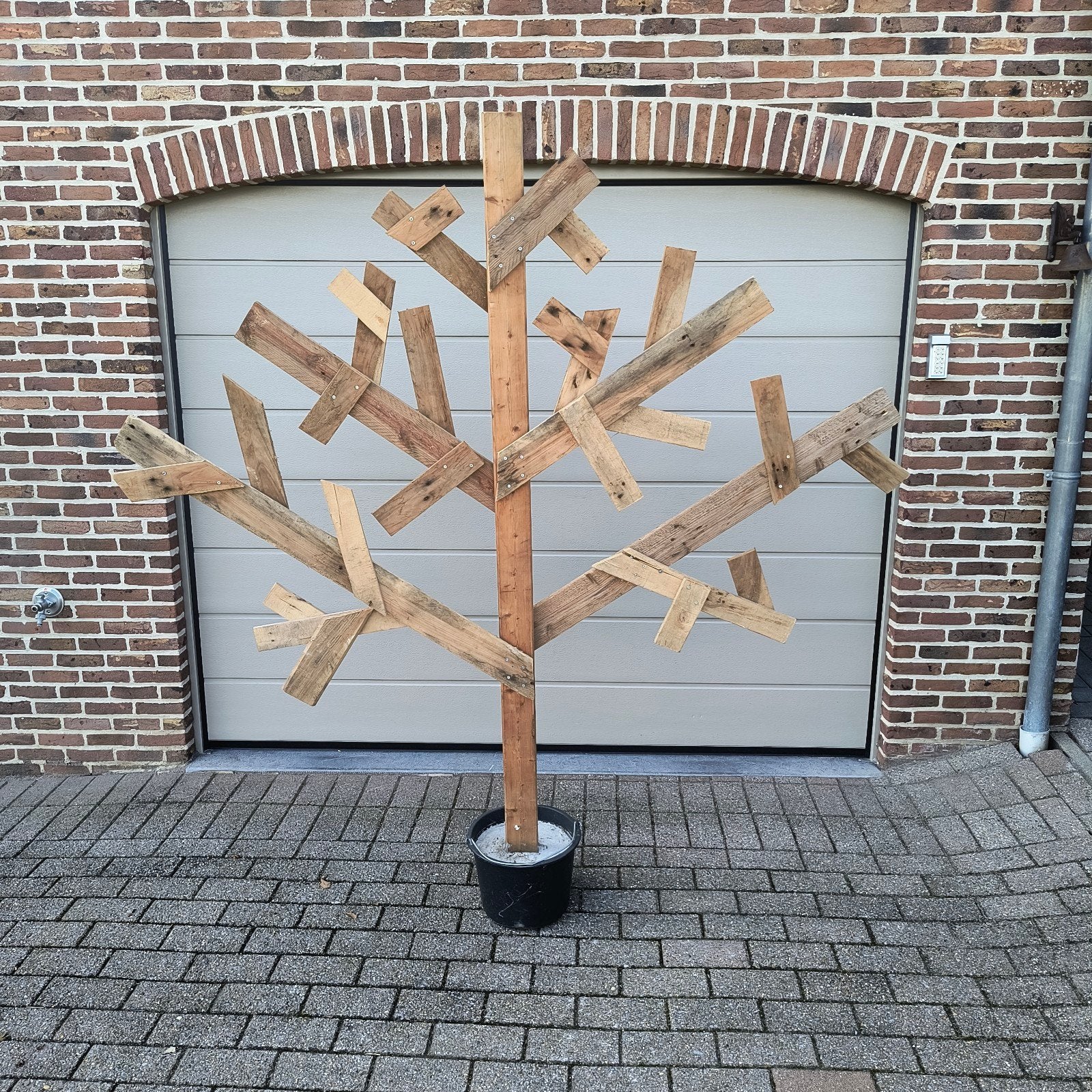 houten kerstboom, Diversen, Ophalen