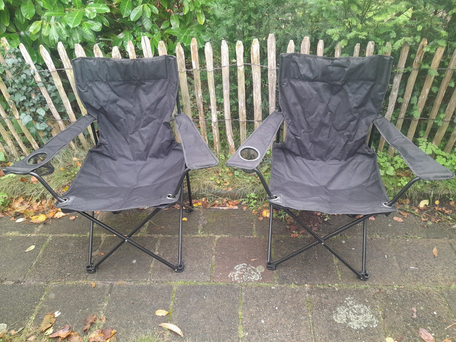 2x campingstoel opvouwbaar, visstoel, vouwstoel, Ophalen of Verzenden, Campingstoel