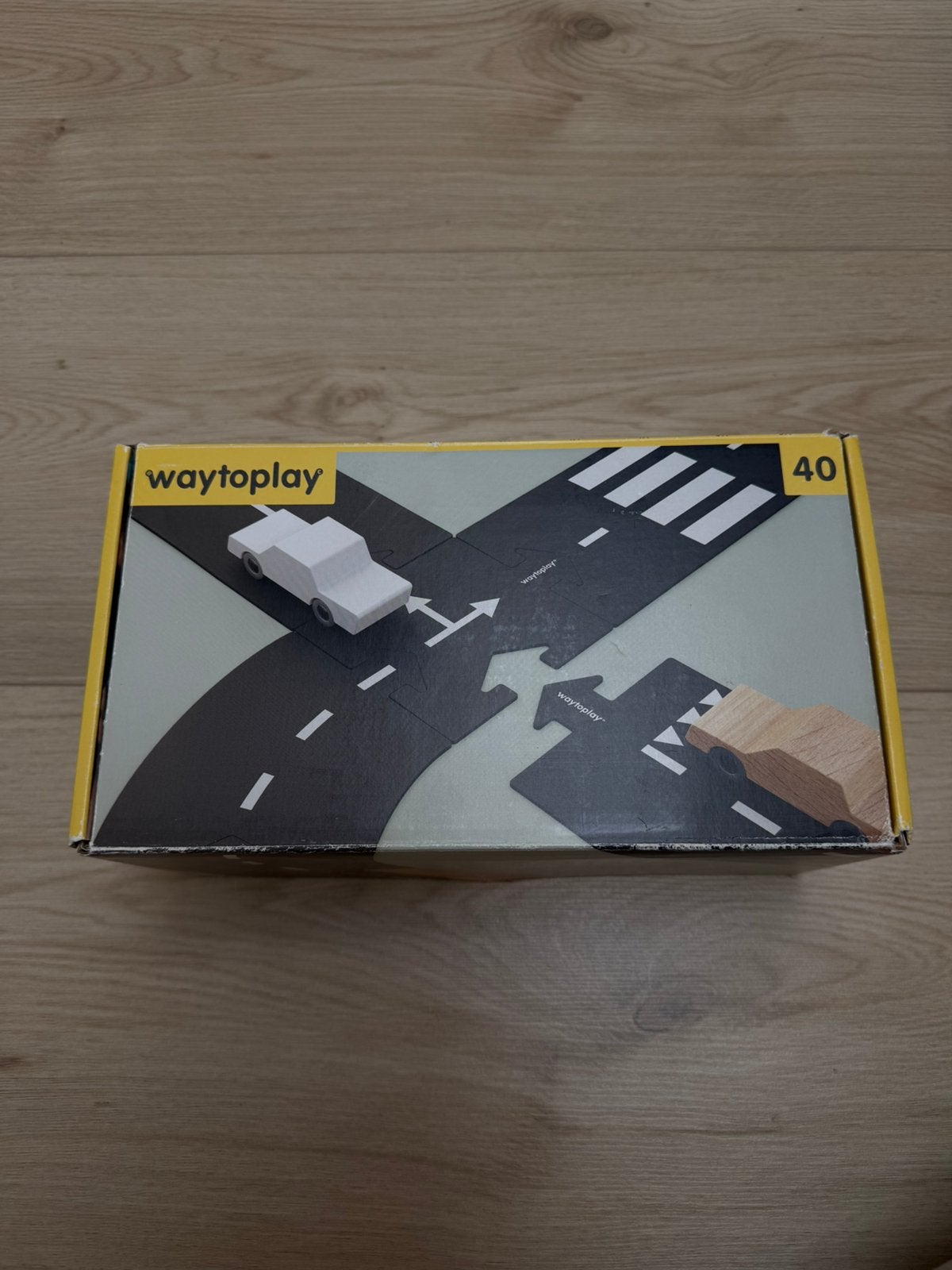 Waytoplay autobaan 40 pieces, Ophalen of Verzenden, Zo goed als nieuw, Overige merken