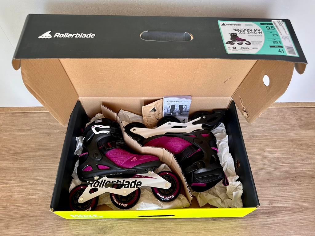 Skeelers Rollerblade Macroblade 100, Overige typen, Zo goed als nieuw, Dames, Ophalen