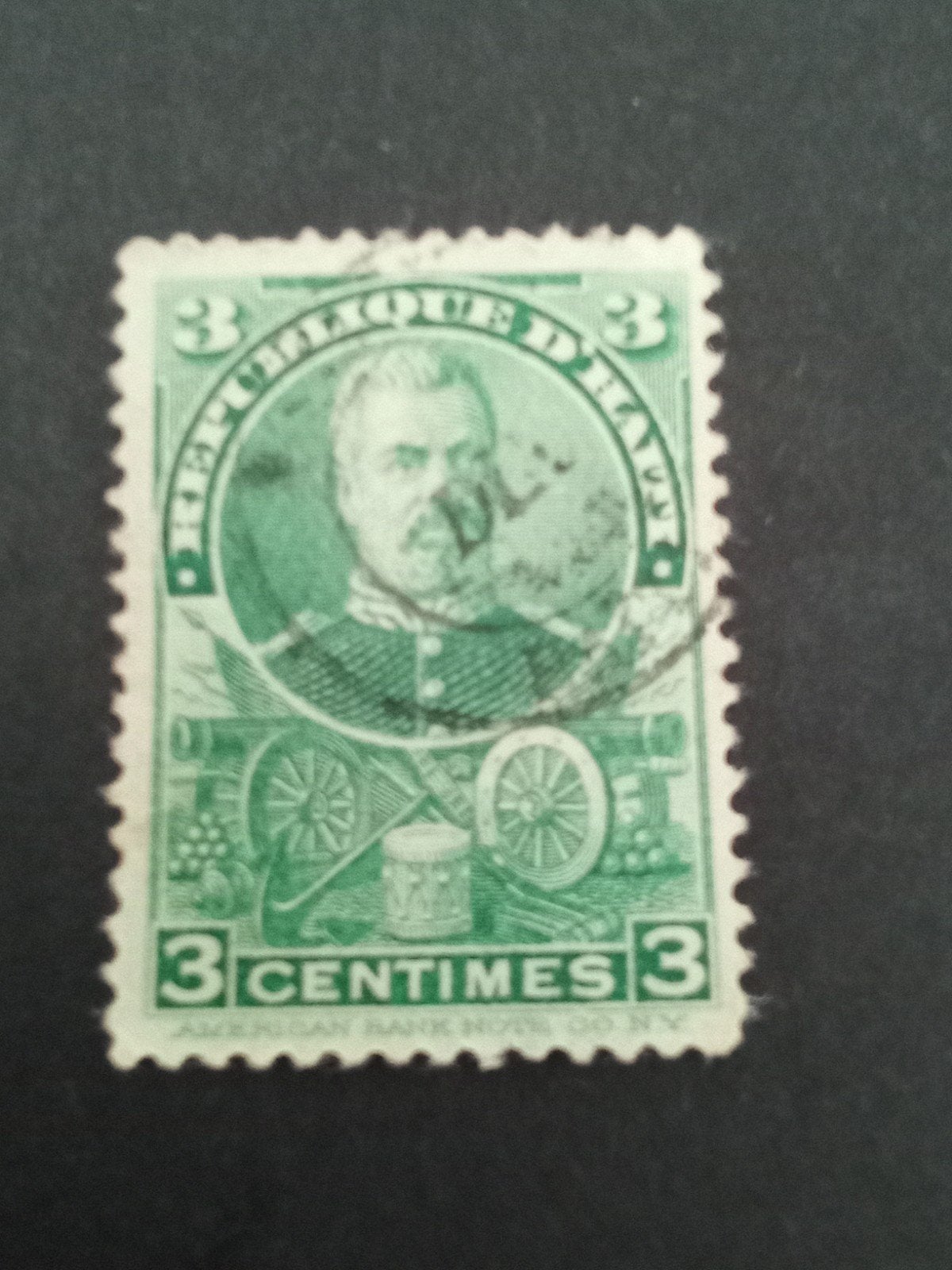Haïti 2, Verzenden, Gestempeld, Midden-Amerika