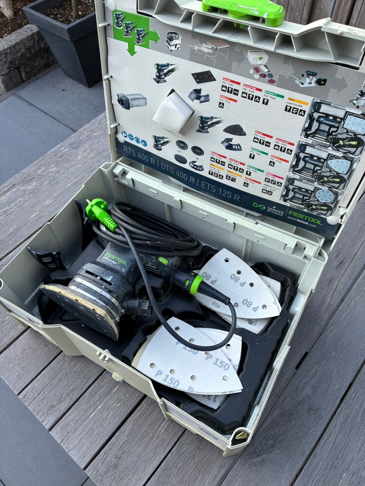 Festool DTS 400 R schuurmachine, Ophalen, Gebruikt, Minder dan 600 watt, Vlakschuurmachine