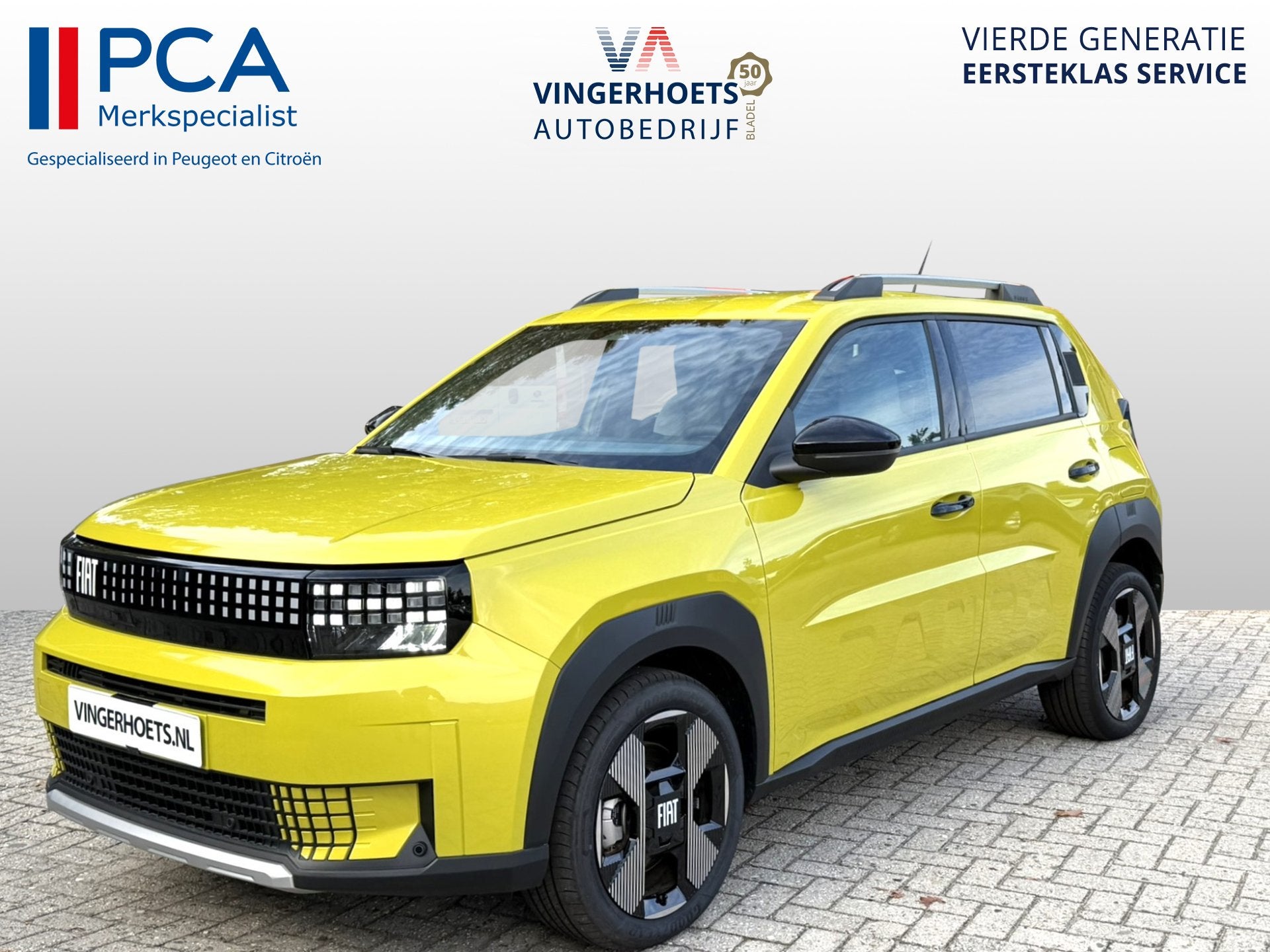 Fiat Grande Panda La Prima 113 PK * 100 % Elektrisch * Nieuw, Auto's, Gebruikt, Panda, Verwarmde buitenspiegels, SUV of Terreinwagen
