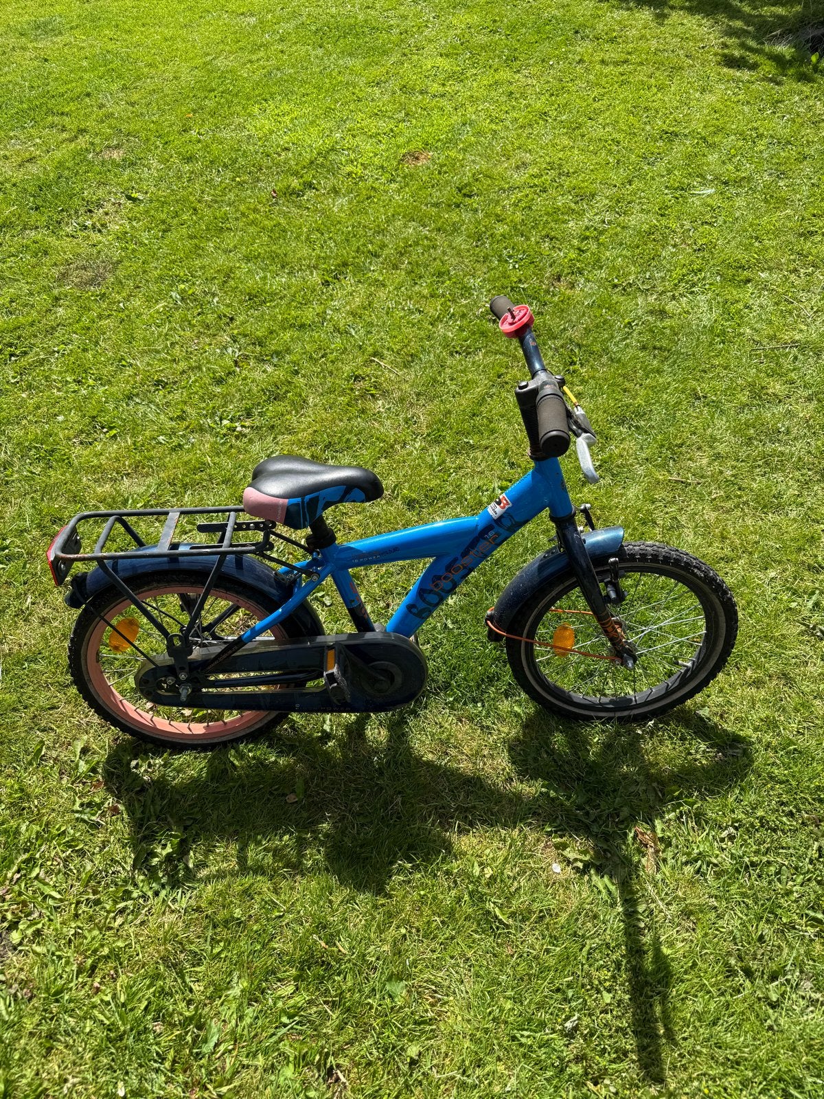 Opknapper kinderfiets 16 inch loekie, Ophalen, Gebruikt, Velgrem, 16 tot 20 inch