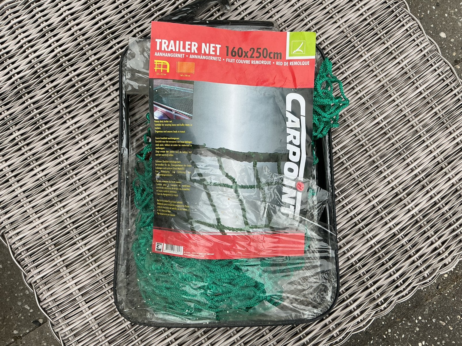 Carpoint aanhangernet trailernet 160x250, Ophalen of Verzenden, Nieuw