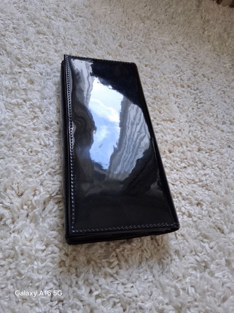 Clutch (lak), Sieraden, Tassen en Uiterlijk, Ophalen of Verzenden, Zo goed als nieuw, Zwart, Avondtasje