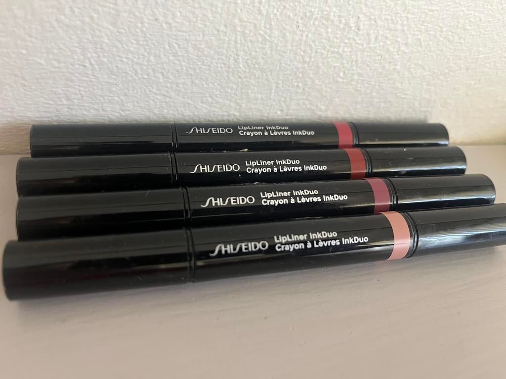 4 x Shiseido LipLiner InkDuo, een innovatieve 2-in-1 lip, Nieuw, Ophalen of Verzenden, Make-up, Overige kleuren