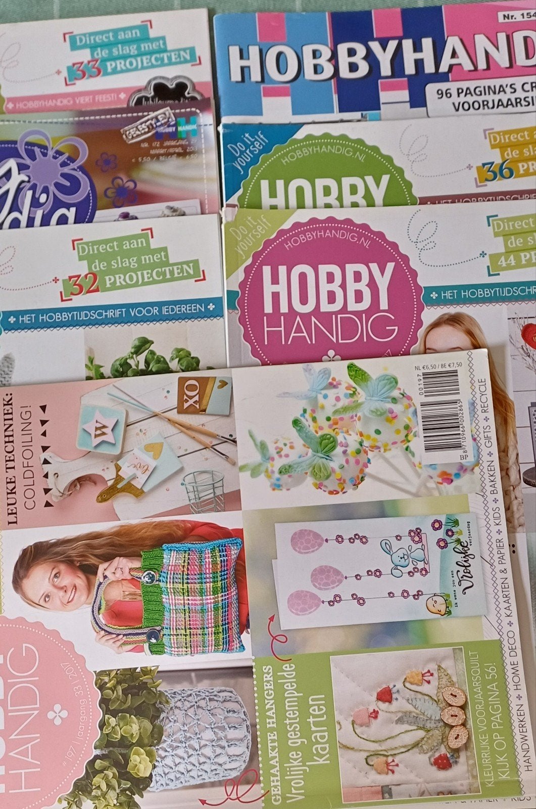 Hobby Handig Tijdschriften - 3, Gelezen, Ophalen of Verzenden, Borduren en Naaien, Geschikt voor kinderen