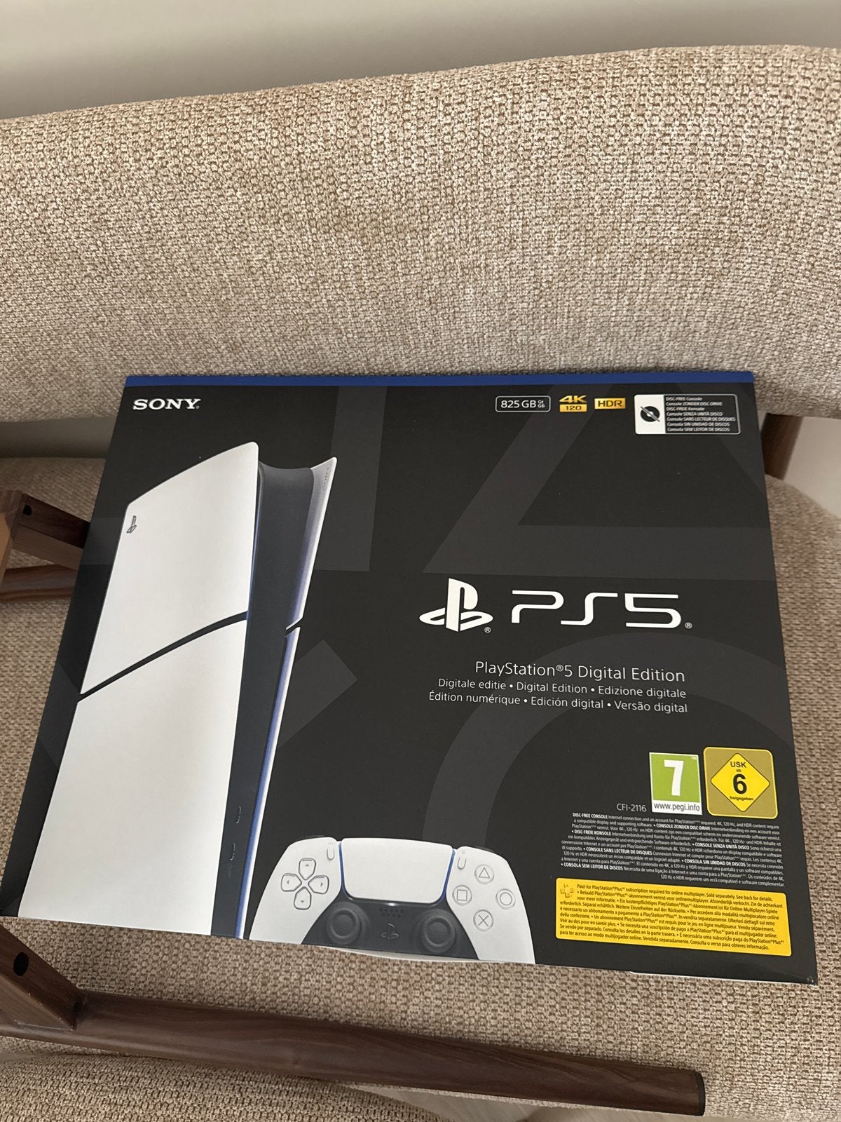 Sony PlayStation 5 Digital Edition - Nieuw in doos, Overige genres, 1 speler, Nieuw, Eén computer