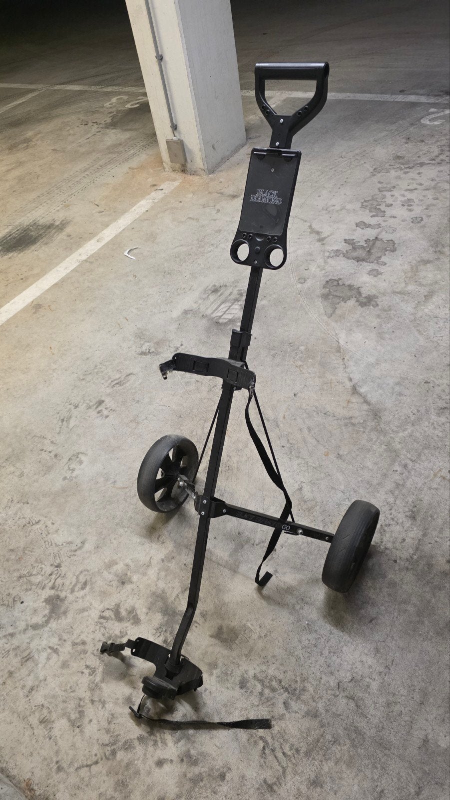 Black Diamond golf trolley 2 wiel, Sport en Fitness, Ophalen, Gebruikt, Golfkar, Overige merken